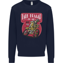 Motocross Talk Braaap MotoX Dirt Bike Motorcycle Kids Sweatshirt Jumper Navy Blue