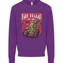 Motocross Talk Braaap MotoX Dirt Bike Motorcycle Kids Sweatshirt Jumper Purple