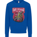 Motocross Talk Braaap MotoX Dirt Bike Motorcycle Kids Sweatshirt Jumper Royal Blue