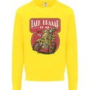 Motocross Talk Braaap MotoX Dirt Bike Motorcycle Kids Sweatshirt Jumper Yellow
