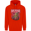 Motocross Talk Braaap MotoX Dirt Bike Motorcycle Mens 80% Cotton Hoodie Bright Red