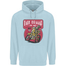 Motocross Talk Braaap MotoX Dirt Bike Motorcycle Mens 80% Cotton Hoodie Light Blue