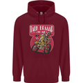 Motocross Talk Braaap MotoX Dirt Bike Motorcycle Mens 80% Cotton Hoodie Maroon