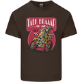 Motocross Talk Braaap MotoX Dirt Bike Motorcycle Mens Cotton T-Shirt Tee Top Dark Chocolate