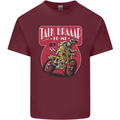 Motocross Talk Braaap MotoX Dirt Bike Motorcycle Mens Cotton T-Shirt Tee Top Maroon