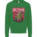Motocross Talk Braaap MotoX Dirt Bike Motorcycle Mens Sweatshirt Jumper Irish Green