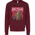 Motocross Talk Braaap MotoX Dirt Bike Motorcycle Mens Sweatshirt Jumper Maroon