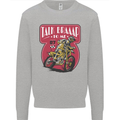 Motocross Talk Braaap MotoX Dirt Bike Motorcycle Mens Sweatshirt Jumper Sports Grey