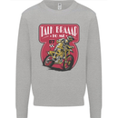 Motocross Talk Braaap MotoX Dirt Bike Motorcycle Mens Sweatshirt Jumper Sports Grey
