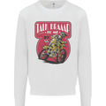 Motocross Talk Braaap MotoX Dirt Bike Motorcycle Mens Sweatshirt Jumper White