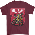 Motocross Talk Braaap MotoX Dirt Bike Motorcycle Mens T-Shirt 100% Cotton Maroon