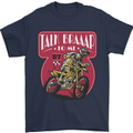 Motocross Talk Braaap MotoX Dirt Bike Motorcycle Mens T-Shirt 100% Cotton Navy Blue