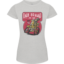 Motocross Talk Braaap MotoX Dirt Bike Motorcycle Womens Petite Cut T-Shirt Sports Grey