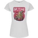 Motocross Talk Braaap MotoX Dirt Bike Motorcycle Womens Petite Cut T-Shirt White