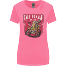 Motocross Talk Braaap MotoX Dirt Bike Motorcycle Womens Wider Cut T-Shirt Azalea