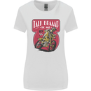 Motocross Talk Braaap MotoX Dirt Bike Motorcycle Womens Wider Cut T-Shirt White