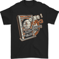Motorcycle Engine Skull Biker Motorbike Mens T-Shirt 100% Cotton Black