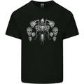 Motorcycle Skulls & Rider Motorbike Biker Kids T-Shirt Childrens Black