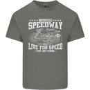 Motorcycle Speedway Motorcycle Biker Motorbike Mens Cotton T-Shirt Tee Top Charcoal