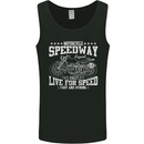 Motorcycle Speedway Motorcycle Biker Motorbike Mens Vest Tank Top Black