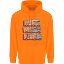 Motorhome Live What You Love RV Caravan Childrens Kids Hoodie Orange