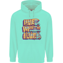Motorhome Live What You Love RV Caravan Childrens Kids Hoodie Peppermint