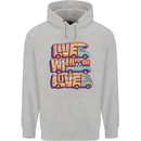Motorhome Live What You Love RV Caravan Childrens Kids Hoodie Sports Grey