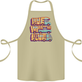 Motorhome Live What You Love RV Caravan Cotton Apron 100% Organic Khaki