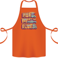 Motorhome Live What You Love RV Caravan Cotton Apron 100% Organic Orange