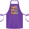 Motorhome Live What You Love RV Caravan Cotton Apron 100% Organic Purple