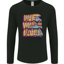 Motorhome Live What You Love RV Caravan Mens Long Sleeve T-Shirt Black