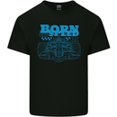 Motorsport Born to Speed Formula Racing Car Mens Cotton T-Shirt Tee Top Black