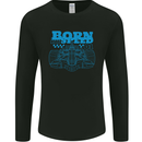 Motorsport Born to Speed Formula Racing Car Mens Long Sleeve T-Shirt Black