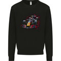 Motorsports Car Formula Mens Sweatshirt Jumper Black