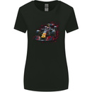 Motorsports Car Formula Womens Wider Cut T-Shirt Black