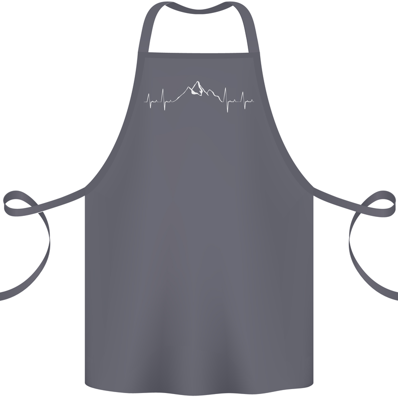 Mountain ECG Trekking Hiking Climbing Pulse Cotton Apron 100% Organic Steel