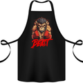 Muay Thai Beast MMA Martial Arts Boxing Cotton Apron 100% Organic Black