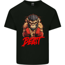 Muay Thai Beast MMA Martial Arts Boxing Mens Cotton T-Shirt Tee Top Black