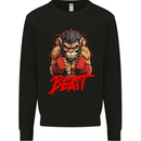 Muay Thai Beast MMA Martial Arts Boxing Mens Sweatshirt Jumper Black
