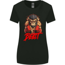 Muay Thai Beast MMA Martial Arts Boxing Womens Wider Cut T-Shirt Black