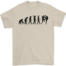 Muay Thai Evolution Contact Martial Arts MMA Mens T-Shirt 100% Cotton Sand