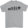 Muay Thai Evolution Contact Martial Arts MMA Mens T-Shirt 100% Cotton Sports Grey