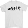 Muay Thai Evolution Contact Martial Arts MMA Mens T-Shirt 100% Cotton White