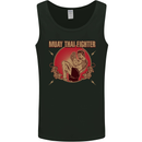 Muay Thai Fighter Contact MMA Martial Arts Mens Vest Tank Top Black