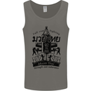 Muay Thai Full Contact Martial Arts MMA Mens Vest Tank Top Charcoal