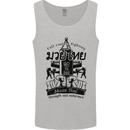 Muay Thai Full Contact Martial Arts MMA Mens Vest Tank Top Sports Grey