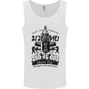 Muay Thai Full Contact Martial Arts MMA Mens Vest Tank Top White