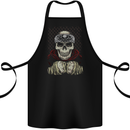 Muay Thai Kickboxing Skull Fighter MMA Boxing Cotton Apron 100% Organic Black