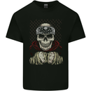 Muay Thai Kickboxing Skull Fighter MMA Boxing Mens Cotton T-Shirt Tee Top Black