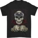 Muay Thai Kickboxing Skull Fighter MMA Boxing Mens T-Shirt 100% Cotton Black